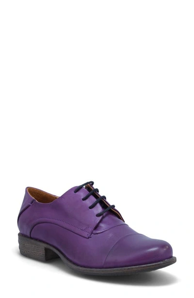 Miz Mooz Letty Oxford Flat In Purple