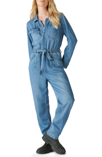 Lucky Brand Denim Jumpsuit In Tank