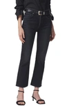 Citizen Of Humanity Isola Cropped Boot-cut Jeans In Stormy