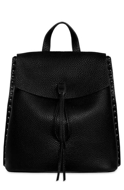 Rebecca Minkoff Darren Signature Leather Backpack In Black