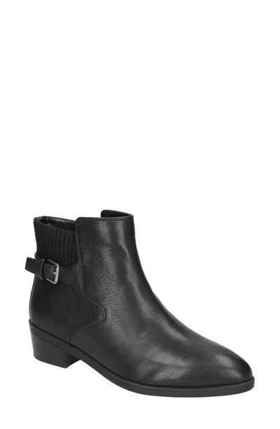 Bella Vita Dora Bootie In Black Leather