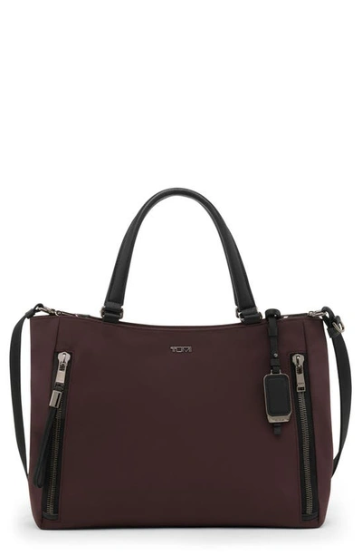 Tumi Voyageur Valetta Large Tote Bag In Deep Plum