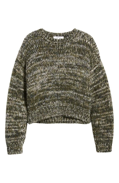 Frame Multi Crewneck Jumper In Surplus Multi