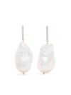 Mateo Women's Baroque Pearls 14k Yellow Gold, 20-25mm Cultured Freshwater Pearl, & 0.22 Tcw Diamond Drop E In Gold
