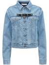 JW ANDERSON PADLOCK STRAP DENIM JACKET - UNISEX - COTTON