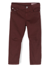 BRUNELLO CUCINELLI LOGO-EMBROIDERED STRAIGHT-LEG JEANS