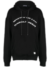 MOSTLY HEARD RARELY SEEN LOGO-EMBOSSED COTTON HOODIE