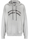 MOSTLY HEARD RARELY SEEN LOGO-EMBROIDERED HYBRID COTTON HOODIE
