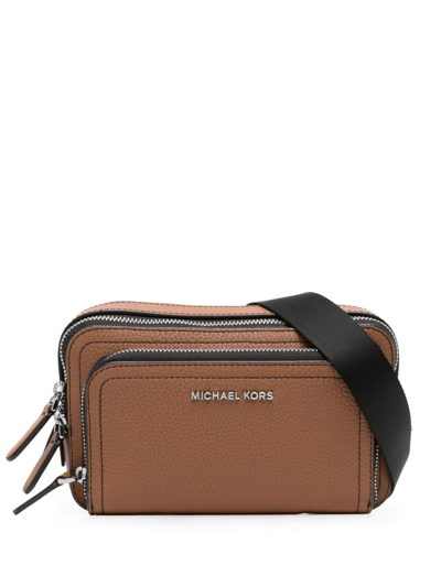 Michael Kors Small Hudson Belt Bag In Brown
