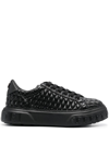 CASADEI OFF ROAD DOME LEATHER SNEAKERS