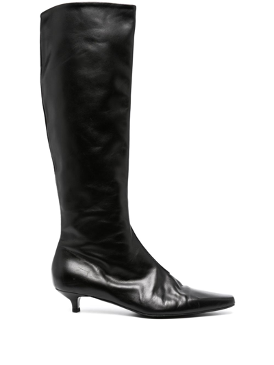 Totême Toteme 'slim' Knee-high Boots Women In Black