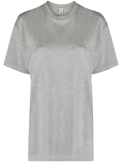 Totême Straight Cotton T-shirt In Green