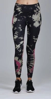 Noli Tie Dye Legging In Black In Black