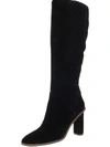 VINCE CAMUTO PHRANZIE WOMENS SUEDE ALMOND TOE KNEE-HIGH BOOTS