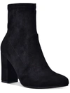 Wild Pair Earleef Womens Wedge Heel Short Ankle Boots In Black