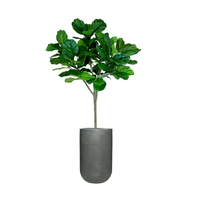 Creative Displays 7' Fiddle Leaf Tree In A Fiberstone Pot