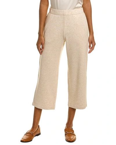 Vince Cropped Lounge Pant In Beige
