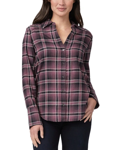 Paige Denim Davlyn Shirt In Pink