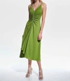 AS BY DF MADDY DRESS IN GREEN