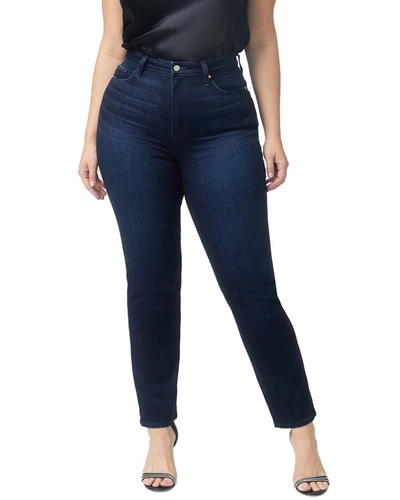 Paige Denim Knockout Solstice Ultra High Rise Straight Leg Jean In Multi