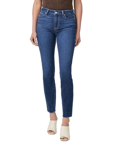 Paige Denim Hoxton Chapel High-rise Ankle Jean In Blue