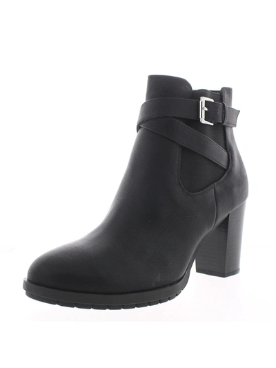 STYLE & CO LALEEN WOMENS LEATHER ANKLE ANKLE BOOTS