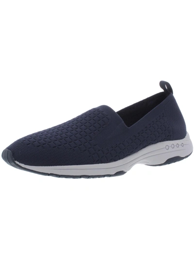 Easy Spirit Tech2 Womens Padded Insole Textured Walking Shoes In Blue
