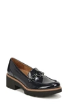 Naturalizer Diedre Lug Platform Loafer In Navy Blue