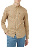 Ben Sherman Signature Check Button Down Shirt In Lemon