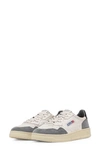 Autry 01 Sneakers In White Suede And Leather In Grey/black