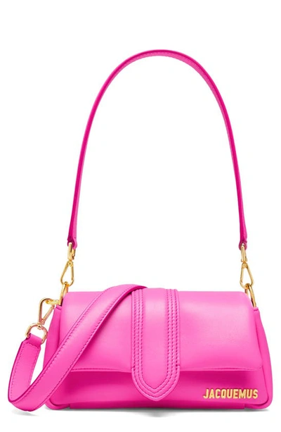 Jacquemus Le Petite Bambimou Satchel In Neon Pink 434