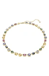 Swarovski Stilla Mixed Crystal Necklace In Multicolored