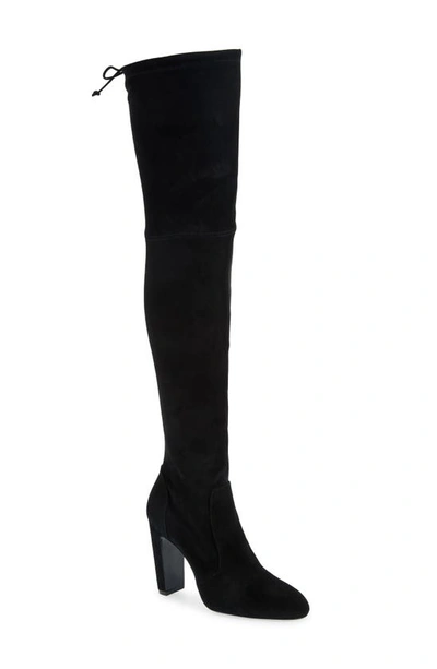 Stuart Weitzman Highland 120mm Thigh-high Boots In Black