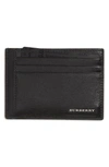 BURBERRY 'Chase' Money Clip Card Case