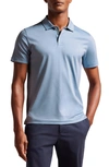 Ted Baker Mens Pl-blue Zeiter Slim-fit Cotton Polo Shirt