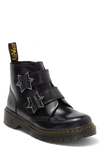 Dr. Martens' Kids' Devon Bex Star Water Repellent Boot In Black