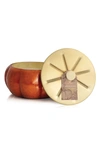 Thymes Pumpkin Laurel Large Candle In Orange
