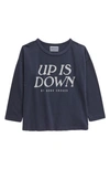 BOBO CHOSES KIDS' UP IS DOWN LONG SLEEVE GRAPHIC T-SHIRT