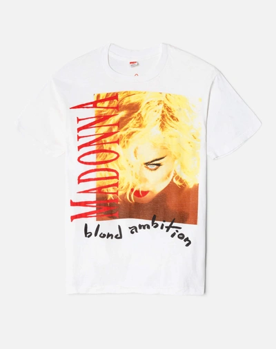 Marketplace 1990 Madonna Blond Ambition Tee In White