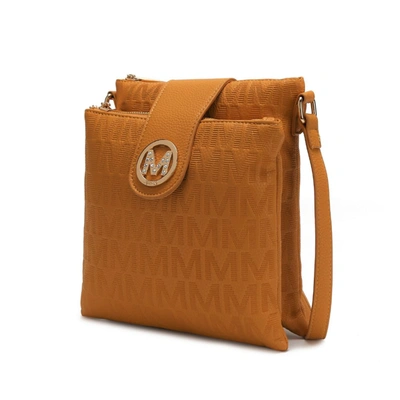 Mkf Collection By Mia K Marietta M Signature Crossbody Handbag In Yellow
