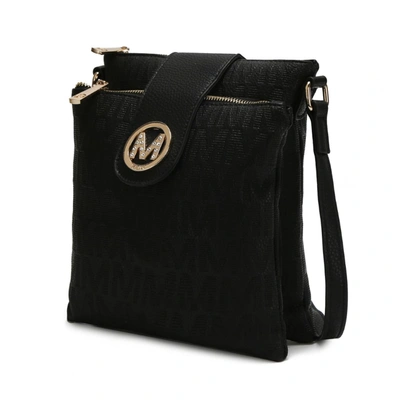 Mkf Collection By Mia K Marietta M Signature Crossbody Handbag In Black