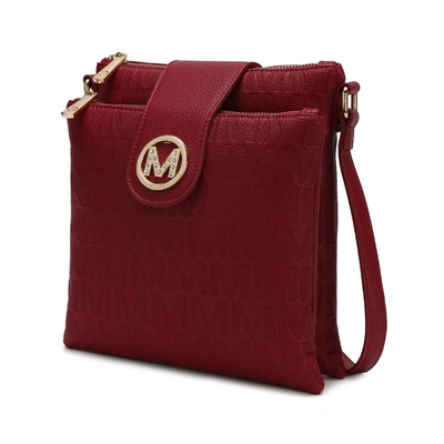 Mkf Collection By Mia K Marietta M Signature Crossbody Handbag In Red