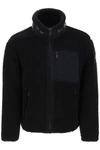 Moose Knuckles Shearling Zip-up Fleece Jacket