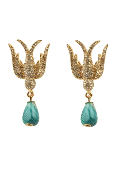 Eye Candy La Dove Earrings In Blue