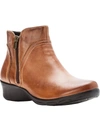 Propét Waverly Womens Leather Double Zipper Booties In Multi