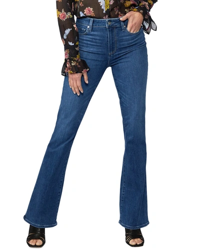 Paige Denim Laurel Jacques High-rise Flare Jean In Blue