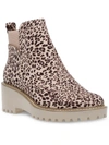 Dolce Vita Rielle Womens Stretch Ankle Ankle Boots In Beige