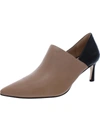 27 EDIT WOMENS LEATHER POINTED TOE PUMPS