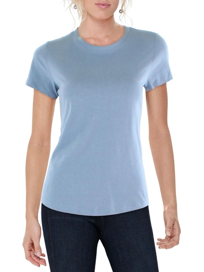 Cotton On Plus Womens Summer Crewneck T-shirt In Blue
