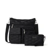 Baggallini Women's Modern Everywhere Slim Crossbody With Rfid Wristlet, Set 2 Piece In Black